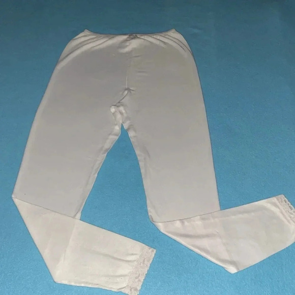 CUDDL DUDS pull on lace at ankles leggings tights size S - Picture 4 of 10